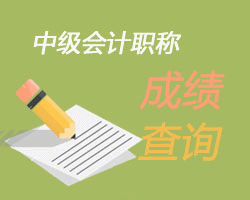 中級(jí)職稱成績查詢