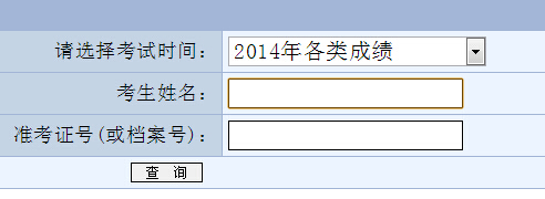 重慶2014年經(jīng)濟師考試成績查詢?nèi)肟? width=