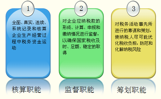 稅務(wù)會(huì)計(jì)的職能有哪些