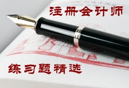 注冊會(huì)計(jì)師練習(xí)題精選