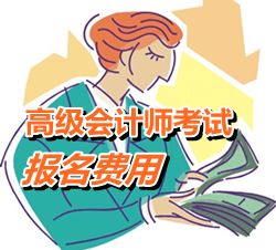 廣東省2015年高級(jí)會(huì)計(jì)師考試報(bào)名費(fèi)用