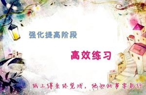 2015年注會強(qiáng)化提高階段備考系列：強(qiáng)化提高與高效練習(xí)融合