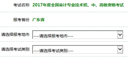 2017年審計師考試報名入口開通