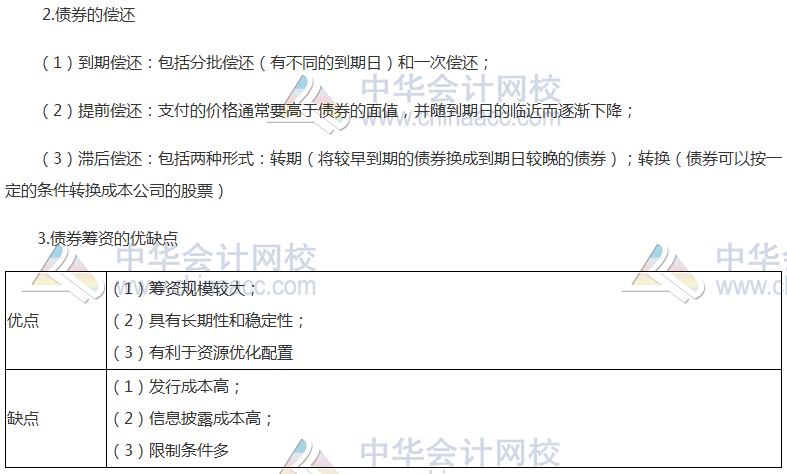 注會(huì)《財(cái)管》高頻考點(diǎn)：長(zhǎng)期債務(wù)籌資