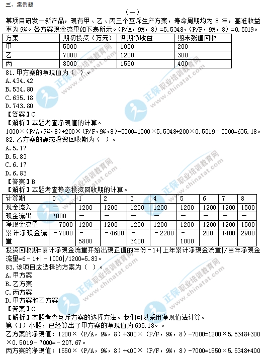 2017中級經(jīng)濟師建筑試題及答案解析