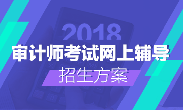 購2018審計師輔導(dǎo)送2017輔導(dǎo)課程 早一步備考贏在起跑線