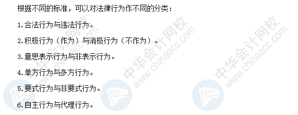 2018年初級(jí)會(huì)計(jì)職稱《經(jīng)濟(jì)法基礎(chǔ)》高頻考點(diǎn)：法律事實(shí)