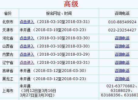 2018年高級(jí)會(huì)計(jì)師考試報(bào)名流程（圖文）