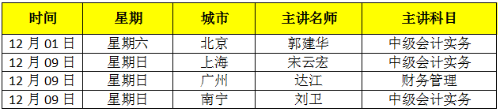 中級(jí)會(huì)計(jì)職稱13位老師大咖，13座城市巡回公開課，現(xiàn)在免費(fèi)預(yù)約！