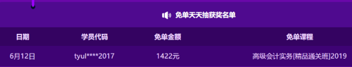 就在昨天 報了高級會計師課程的他被免單砸中了 你還觀望嗎？
