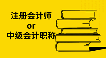 注冊會計師or中級會計職稱