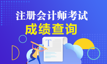 廣東廣州2019年注冊(cè)會(huì)計(jì)師成績(jī)查詢時(shí)間