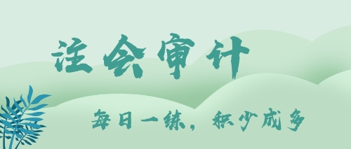 注會(huì)審計(jì)