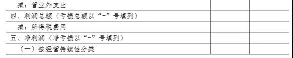 財務報表格式大改：合并財務報表各表各項目列示說明