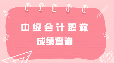 湖南2019年中級會計職稱考試成績查詢時間