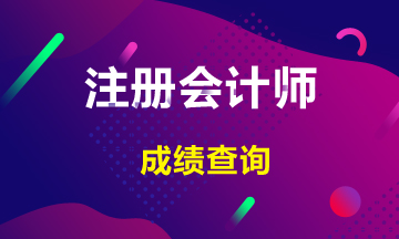 2019年cpa成績查詢什么時候出來？