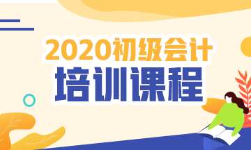 江蘇2020年初級會計職稱培訓(xùn)課程有哪些？