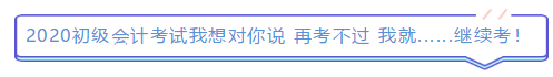 2019年結(jié)束了 小伙伴們對2020年初級會計(jì)考試想說