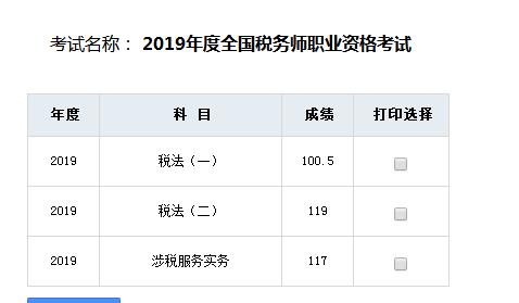 快來曬曬你的稅務師成績單