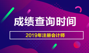 2019年cpa什么時候出成績