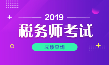 2019稅務師考試成績查詢