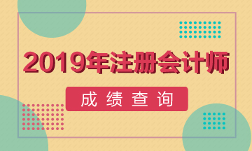 2019年青海CPA成績查詢時(shí)間