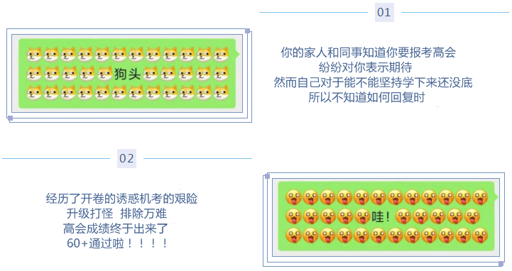 微信新表情 像極了高級會計(jì)職稱考生的備考日常！