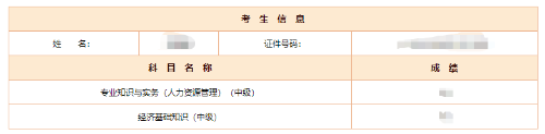 經(jīng)濟師成績結(jié)果