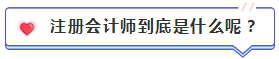 注會含金量到底有多高？猛戳！