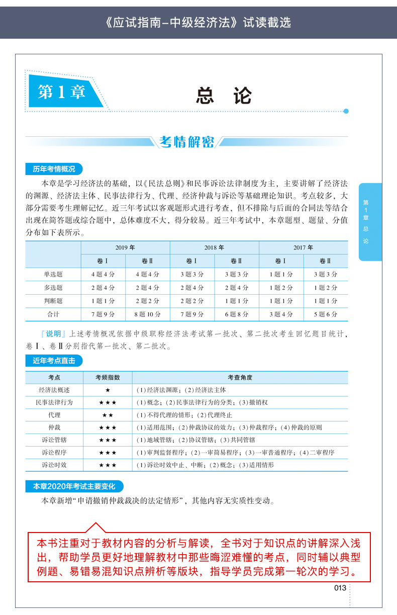 現(xiàn)貨熱銷！中級經(jīng)濟法應(yīng)試指南圖書特點&試讀！