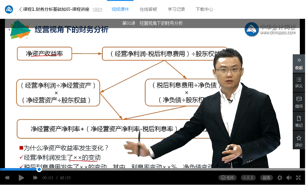 會計實務暢學卡-報表編制及分析技能系列課程展示