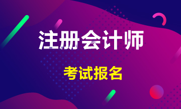 2020年廣東注冊會(huì)計(jì)師報(bào)名入口開通了！