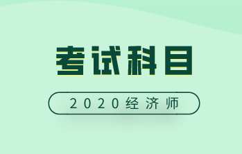 高級經(jīng)濟(jì)師2020年考試科目