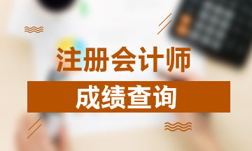 重慶注冊會計師考試2020年成績查詢入口