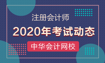 天津2020年CPA考試時間安排已公布