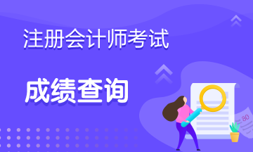 湖北注冊會計師考試2020年成績查詢時間公布了嗎？