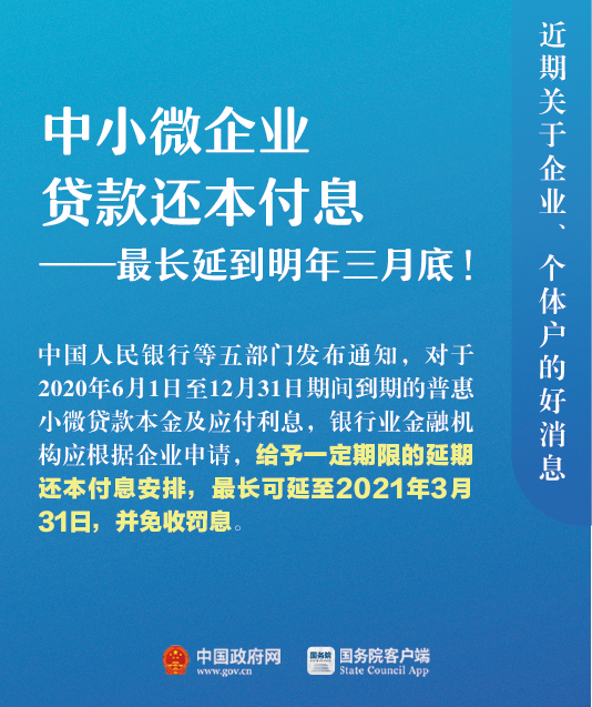 關(guān)于企業(yè)、個體戶，近期9個好消息！