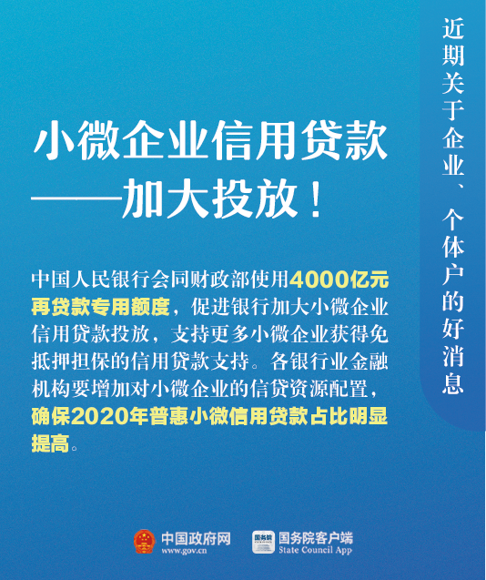 關(guān)于企業(yè)、個體戶，近期9個好消息！