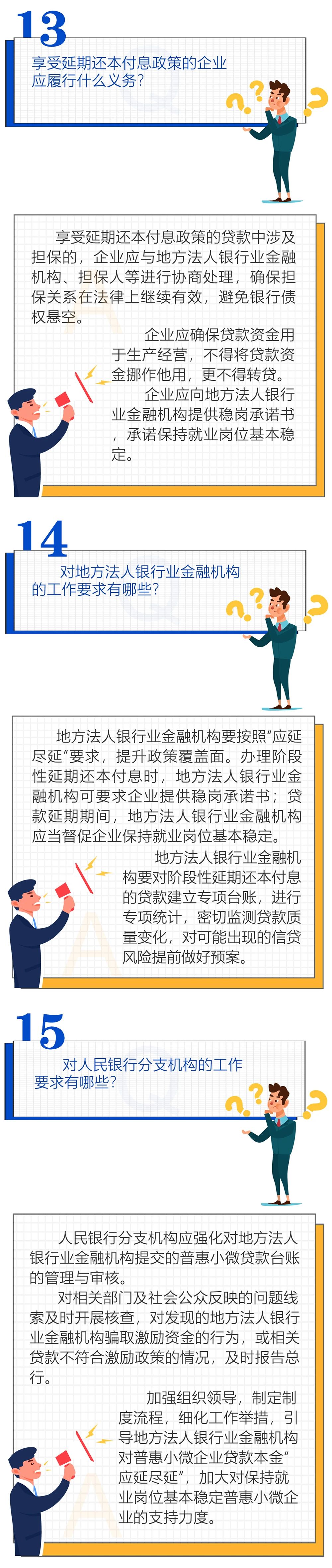 關于貸款階段性延期還本付息政策，您想問的這兒都有！