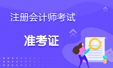 廣東2020注會準(zhǔn)考證下載打印時間