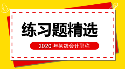 2020年初級會計(jì)考試《初級會計(jì)實(shí)務(wù)》練習(xí)題精選（六十三）