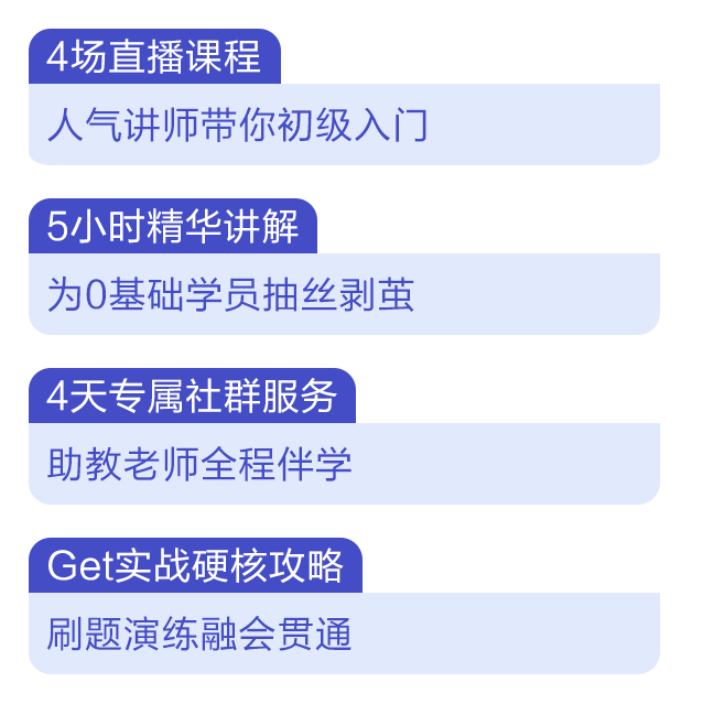 2021年初級暑假基礎(chǔ)特訓(xùn)營