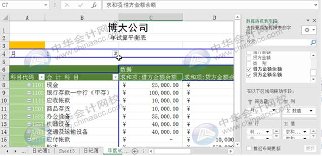 Excel實(shí)操技能：用Eexcel編制試算平衡表！