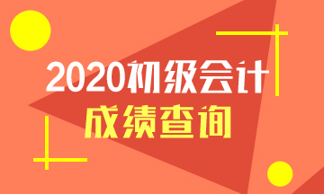 江西省2020年初級會計成績查詢官網(wǎng)入口是什么？