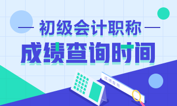 什么時候公布2020年海南初級會計考試成績？