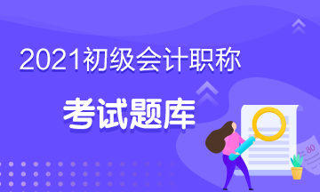 2021年甘肅省初級(jí)會(huì)計(jì)考試練習(xí)題題庫(kù)