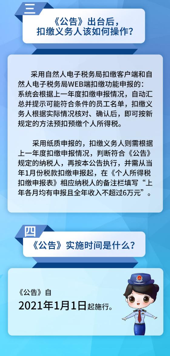 年薪低于6萬，個稅有哪些新變化？