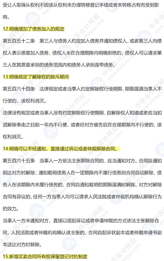 《民法典》出臺對注會經濟法有啥影響？9張圖預測31個新增考點！