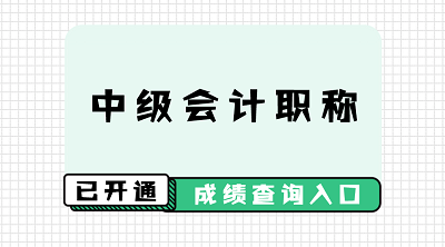 甘肅嘉峪關(guān)2020中級(jí)會(huì)計(jì)職稱成績(jī)查詢?nèi)肟谝验_(kāi)通