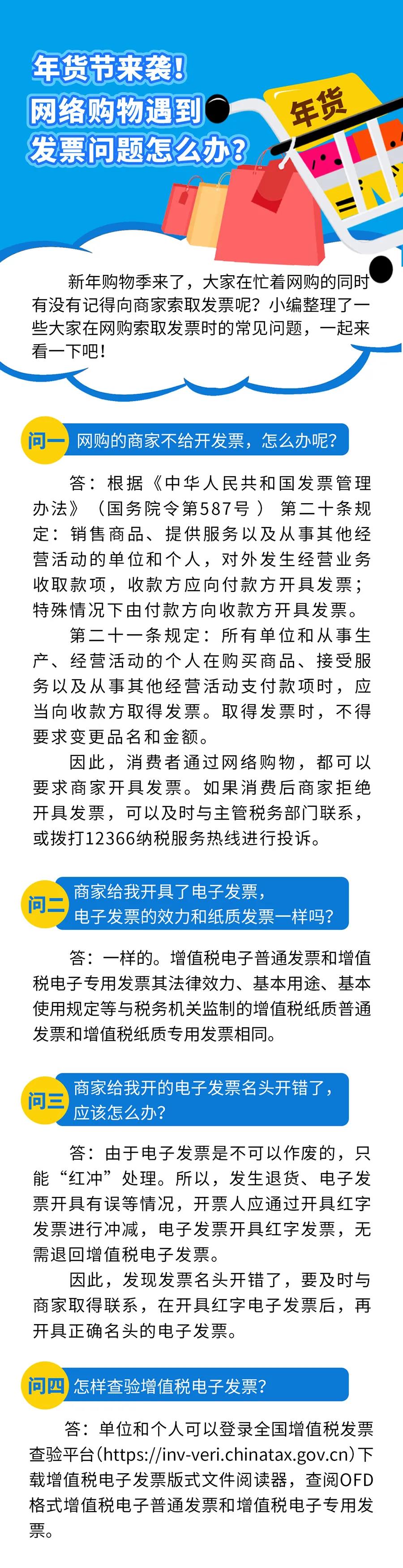 年貨節(jié)來襲！網(wǎng)絡(luò)購(gòu)物遇到發(fā)票問題怎么辦？